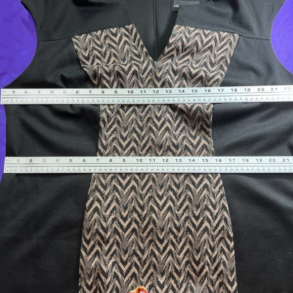 ๐connected Woman Colorblock Sleeveless Plus Size Sheath Dress - Picture 8 of 14